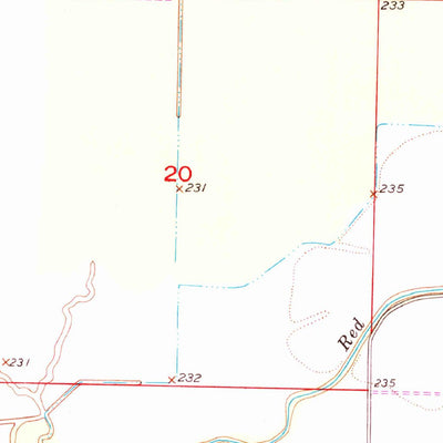 United States Geological Survey Fouke NE, AR (1952, 24000-Scale) digital map