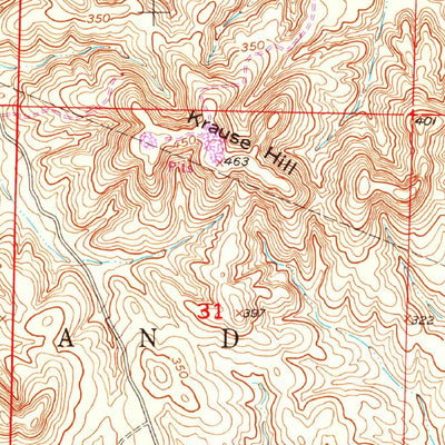 United States Geological Survey Fouke NE, AR (1952, 24000-Scale) digital map