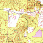 United States Geological Survey Fouke SE, AR (1952, 24000-Scale) digital map