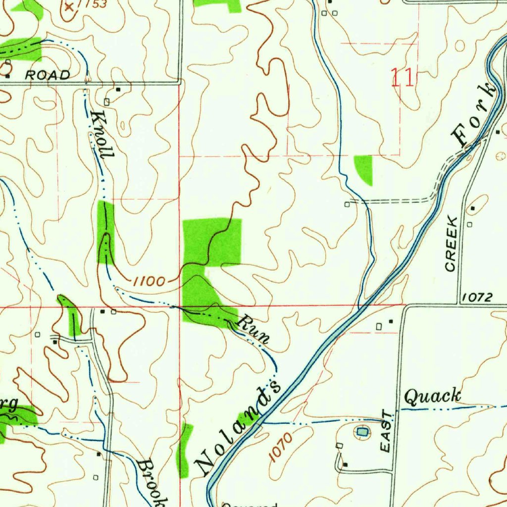 Fountain City, IN (1960, 24000-Scale) Map by United States Geological ...