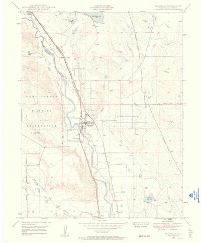 United States Geological Survey Fountain, CO (1948, 24000-Scale) digital map