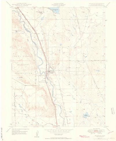 United States Geological Survey Fountain, CO (1950, 24000-Scale) digital map