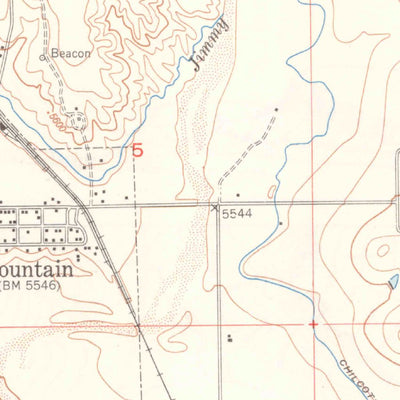United States Geological Survey Fountain, CO (1950, 24000-Scale) digital map
