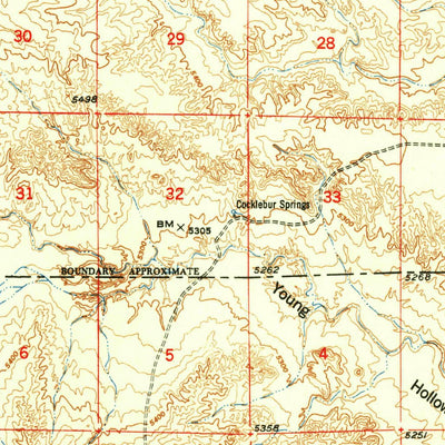 United States Geological Survey Fountain, CO (1951, 62500-Scale) digital map
