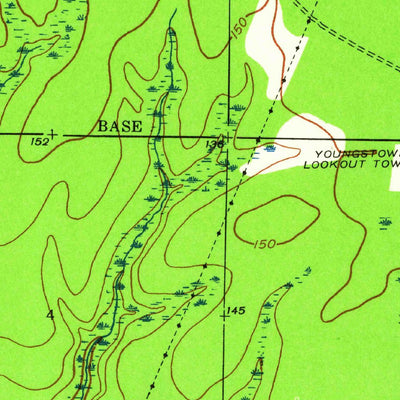 United States Geological Survey Fountain, FL (1945, 24000-Scale) digital map