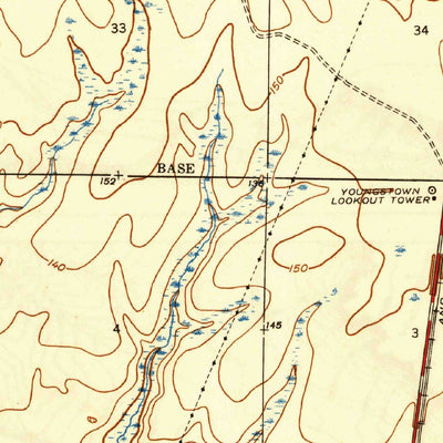 United States Geological Survey Fountain, FL (1945, 31680-Scale) digital map