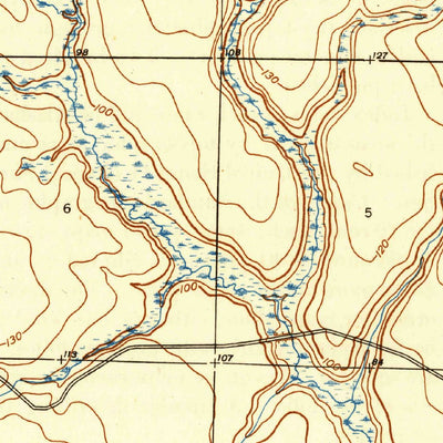 United States Geological Survey Fountain, FL (1945, 31680-Scale) digital map