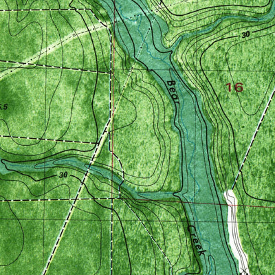 United States Geological Survey Fountain, FL (1982, 24000-Scale) digital map