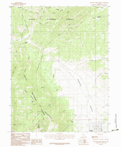 United States Geological Survey Fountain Green North, UT (1983, 24000-Scale) digital map