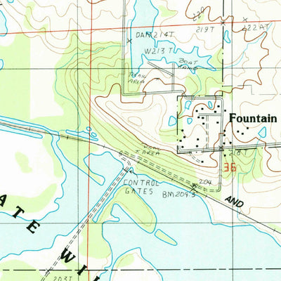 United States Geological Survey Fountain Grove, MO (1984, 24000-Scale) digital map