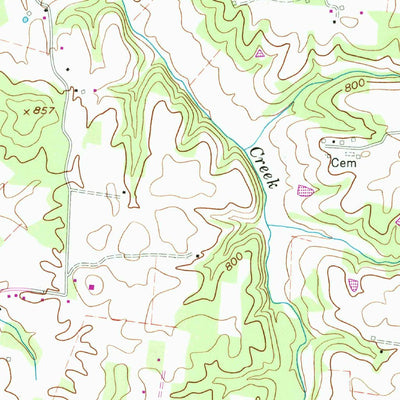 United States Geological Survey Fountain Head, TN (1958, 24000-Scale) digital map