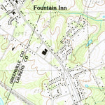 United States Geological Survey Fountain Inn, SC (1983, 24000-Scale) digital map