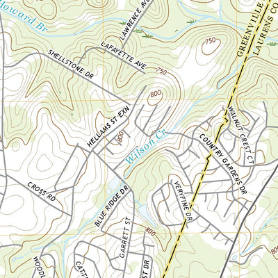 United States Geological Survey Fountain Inn, SC (2020, 24000-Scale) digital map