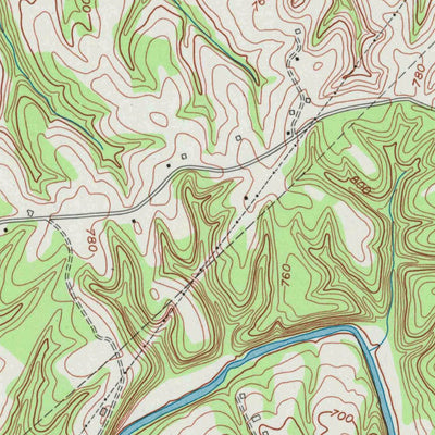 United States Geological Survey Fountain Run, KY-TN (1954, 24000-Scale) digital map