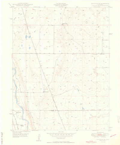 United States Geological Survey Fountain SE, CO (1950, 24000-Scale) digital map