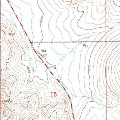 United States Geological Survey Fountain Springs, CA (1965, 24000-Scale) digital map