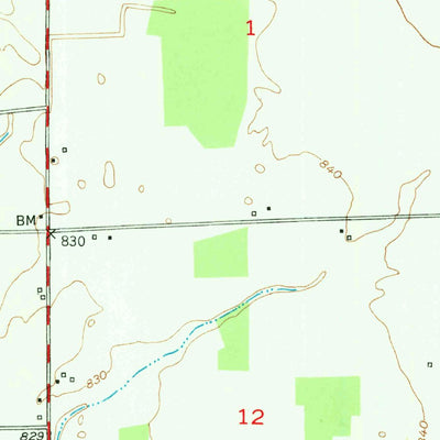 United States Geological Survey Fountaintown, IN (1952, 24000-Scale) digital map