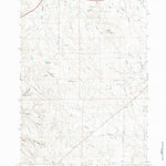 United States Geological Survey Four Bar J Ranch, WY (1971, 24000-Scale) digital map