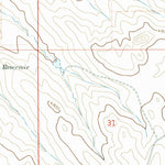 United States Geological Survey Four Bar J Ranch, WY (1971, 24000-Scale) digital map
