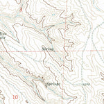 United States Geological Survey Four Bar J Ranch, WY (1971, 24000-Scale) digital map