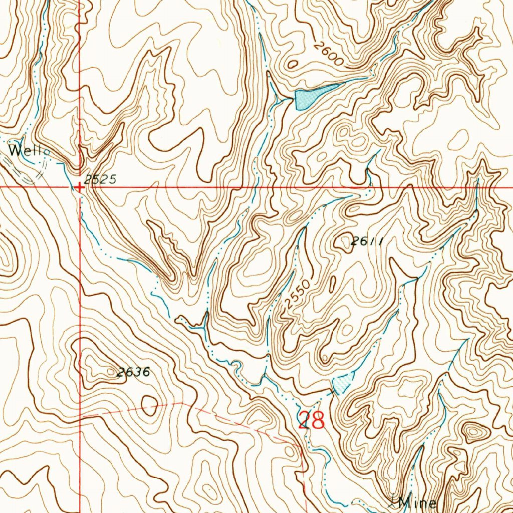 Four Buttes NE, MT (1973, 24000-Scale) Map by United States Geological ...