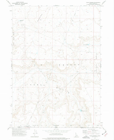United States Geological Survey Four Corners, ID (1973, 24000-Scale) digital map