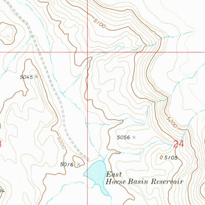 United States Geological Survey Four Corners, ID (1973, 24000-Scale) digital map