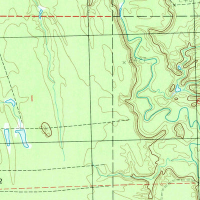 United States Geological Survey Four Corners, MI (1982, 25000-Scale) digital map