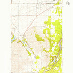 United States Geological Survey Four Lakes, WA (1954, 24000-Scale) digital map