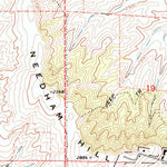 United States Geological Survey Four Lakes, WA (1973, 24000-Scale) digital map