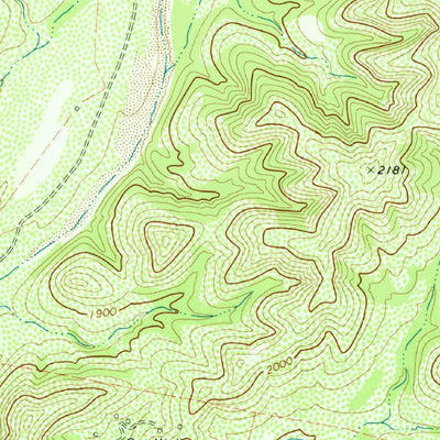 United States Geological Survey Four Mills, TX (1973, 24000-Scale) digital map