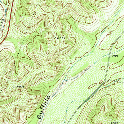 United States Geological Survey Four Mills, TX (1973, 24000-Scale) digital map