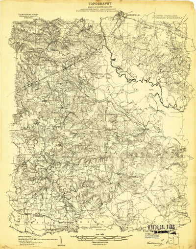 United States Geological Survey Four Oaks, NC (1906, 48000-Scale) digital map