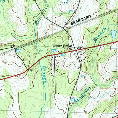 United States Geological Survey Four Oaks, NC (1986, 24000-Scale) digital map
