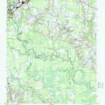 United States Geological Survey Four Oaks NE, NC (1997, 24000-Scale) digital map