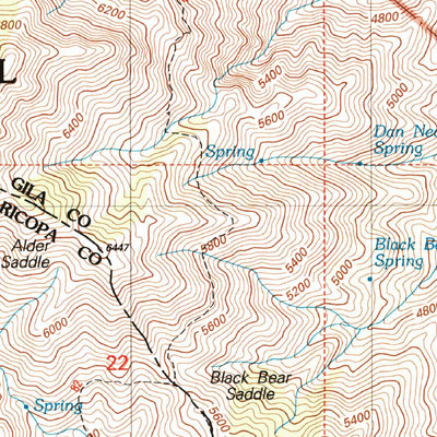 United States Geological Survey Four Peaks, AZ (2004, 24000-Scale) digital map