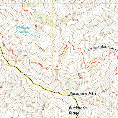 United States Geological Survey Four Peaks, AZ (2021, 24000-Scale) digital map
