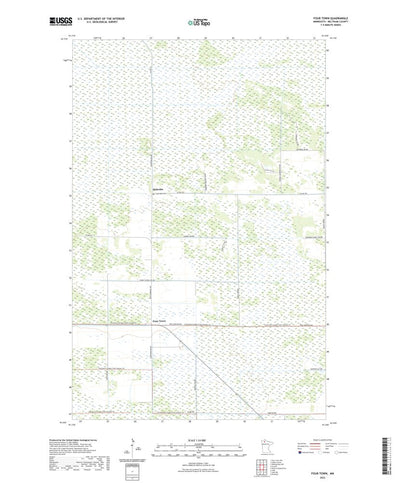 United States Geological Survey Four Town, MN (2022, 24000-Scale) digital map