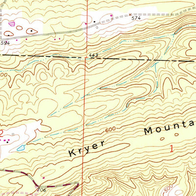 United States Geological Survey Fourche, AR (1961, 24000-Scale) digital map