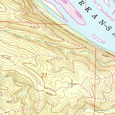 United States Geological Survey Fourche, AR (1961, 24000-Scale) digital map