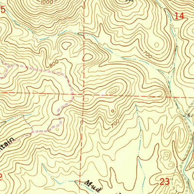 United States Geological Survey Fourche SW, AR (1963, 24000-Scale) digital map