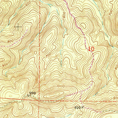 United States Geological Survey Fourche SW, AR (1963, 24000-Scale) digital map
