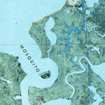 United States Geological Survey Fourleague Bay, LA (1974, 24000-Scale) digital map