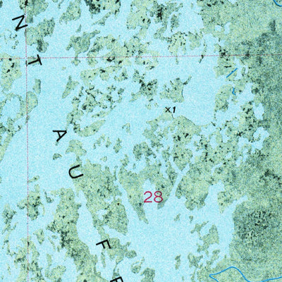 United States Geological Survey Fourleague Bay, LA (1974, 24000-Scale) digital map