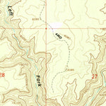 United States Geological Survey Fourmile Bench, UT (1968, 24000-Scale) digital map