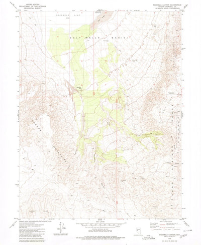 United States Geological Survey Fourmile Canyon, NV (1979, 24000-Scale) digital map