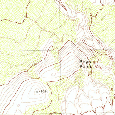 United States Geological Survey Fourmile Canyon, NV (1979, 24000-Scale) digital map