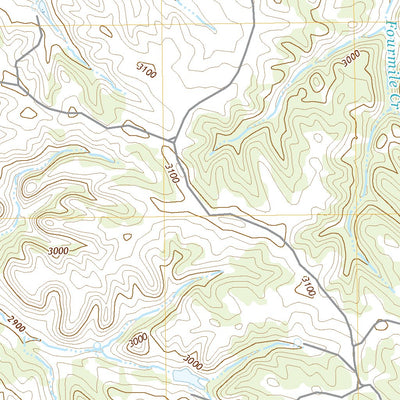 United States Geological Survey Fourmile Creek, MT (2020, 24000-Scale) digital map