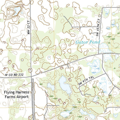 United States Geological Survey Fourmile Lake, FL (2021, 24000-Scale) digital map