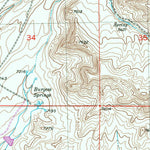 United States Geological Survey Fourmile Point, WY (1953, 24000-Scale) digital map